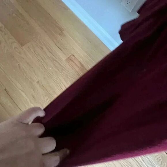 Sweet Pea Red long sleeve dress with pockets - Picture 3 of 9